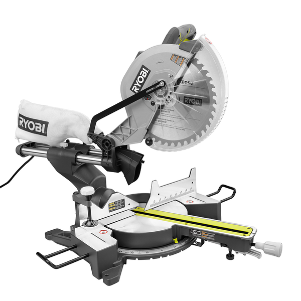 RYOBI 12" SLIDING COMPOUND MITER SAW WITH LED