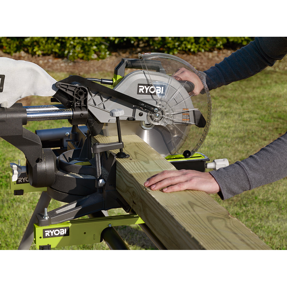 RYOBI 12" SLIDING COMPOUND MITER SAW WITH LED