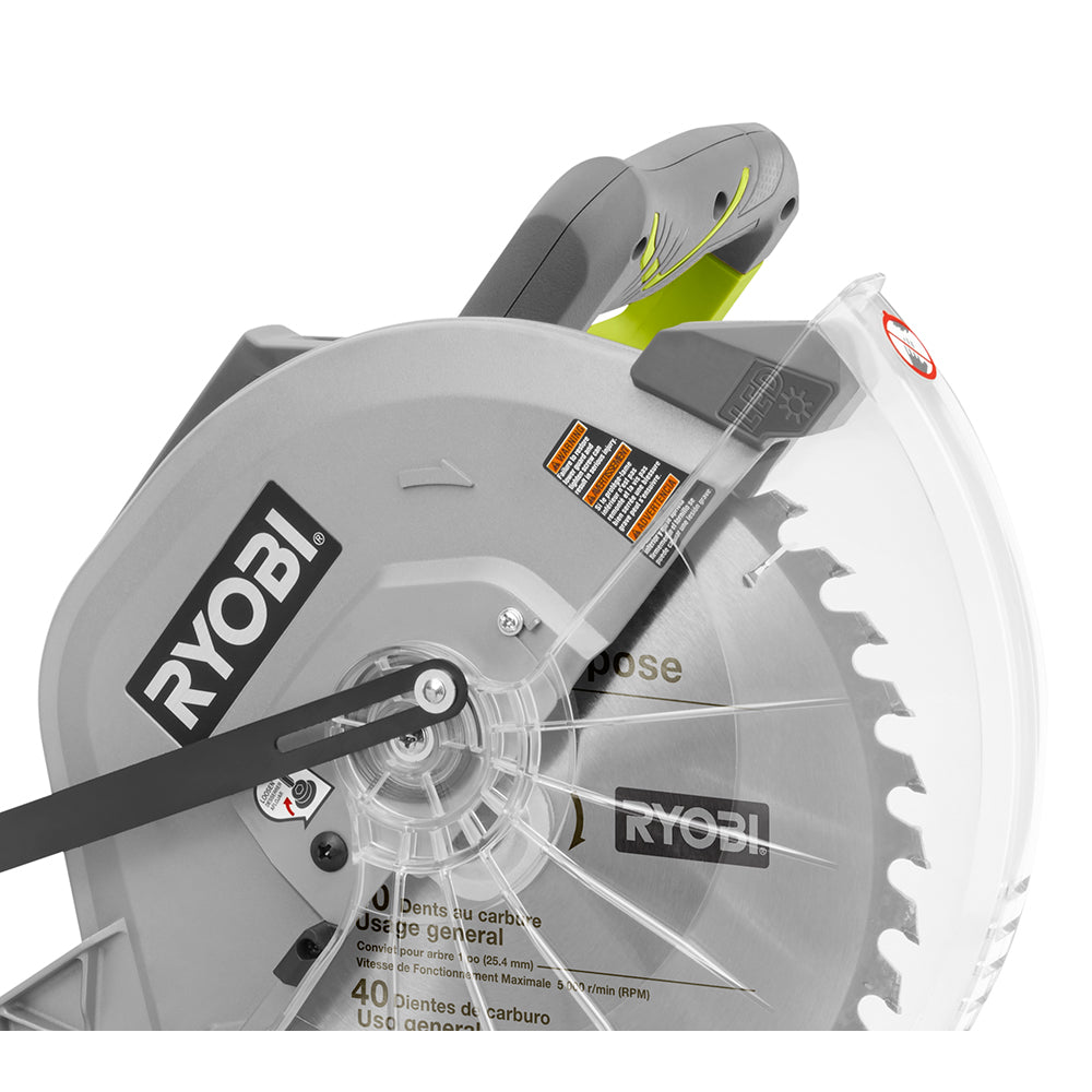 RYOBI 12" SLIDING COMPOUND MITER SAW WITH LED