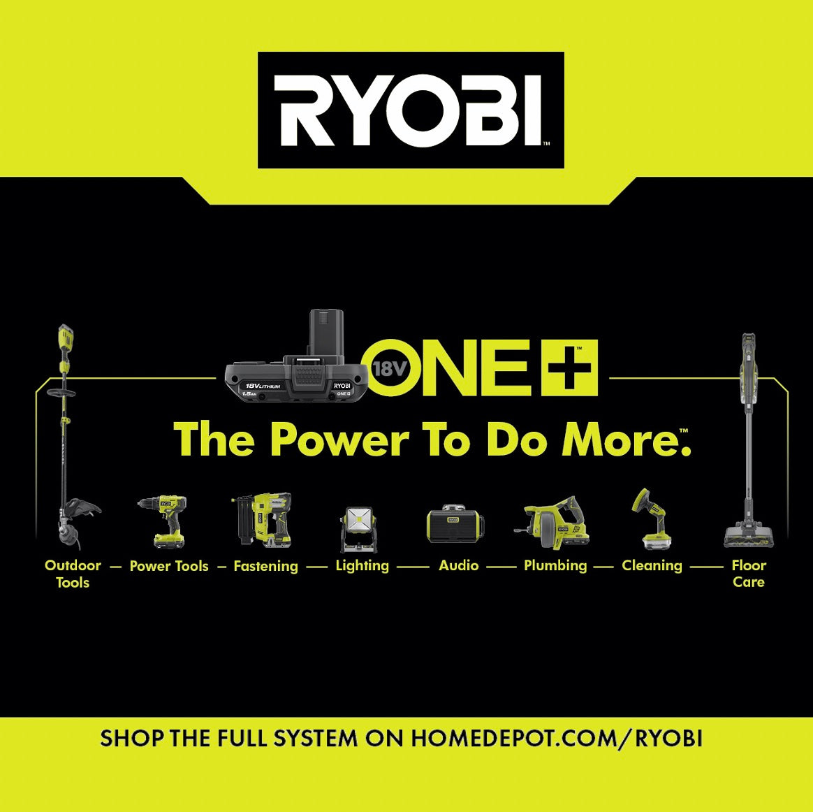 RYOBI 18V ONE+ 1/2" DRILL/DRIVER KIT Item No. PCL206K2