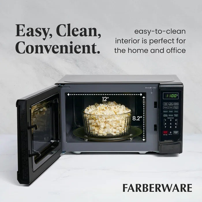 Farberware Countertop Microwave .7 Cu. Ft. 700-Watt Compact Microwave Oven