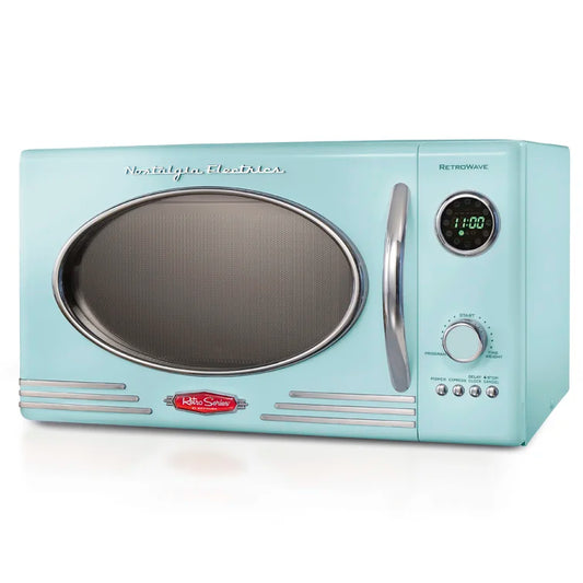 Nostalgia Retro 19" 0.9 cu ft. 800-Watt Countertop Microwave Oven in 6 colors